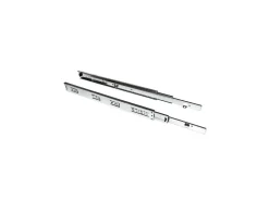 Set di guide a sfera per cassetti con estrazione totale, altezza 45 mm, lunghezza 300 mm, Acciaio, Zincato bianco