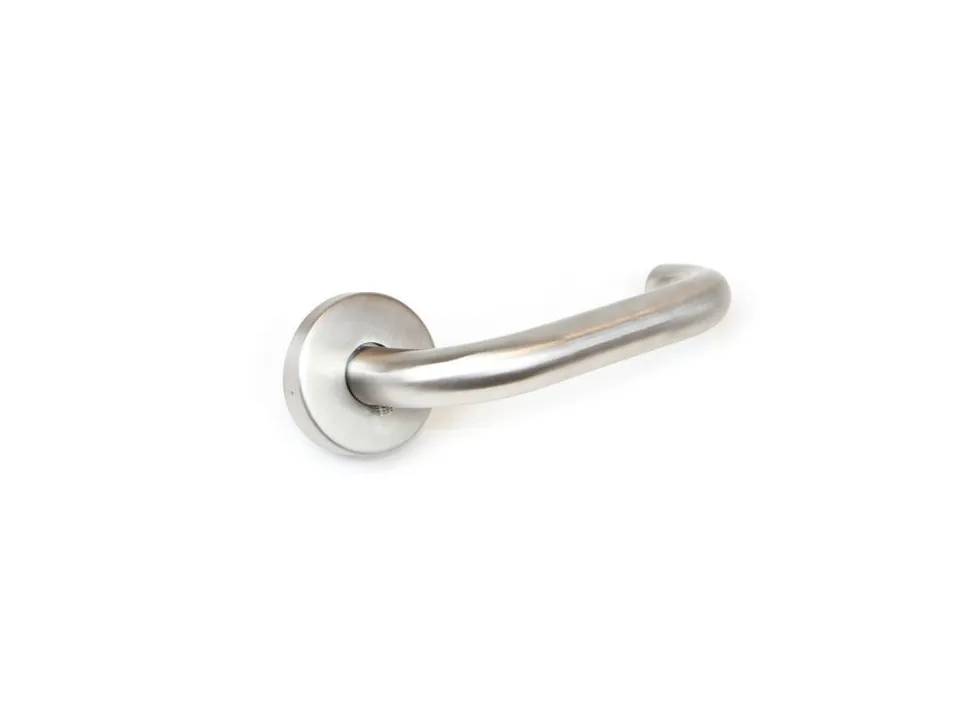 Set di maniglie per porte interne con rosetta D.53mm forma a U in Acciaio inossidabile