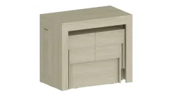 Set 2 Panche allungabili per consolle finitura Olmo
