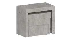Set 2 Panche allungabili per consolle finitura Cemento
