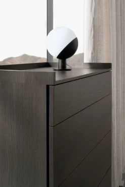 Settimino a 5 cassetti con top a vassoio Calipso disponibile in vari colori
