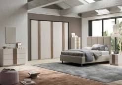 Settimino a 6 cassetti Terry linea Chèrie cashmere e legno mercure