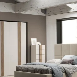 Settimino a 6 cassetti Terry linea Chèrie cashmere e legno mercure