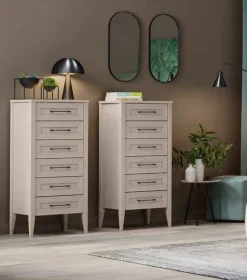 Settimino Baron sei cassetti linea Ginevra disponibile in vari colori