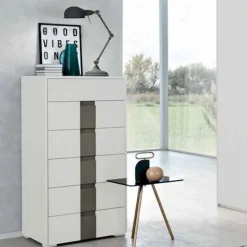 Settimino 5 cassetti Gunter linea Domino disponibile in vari colori