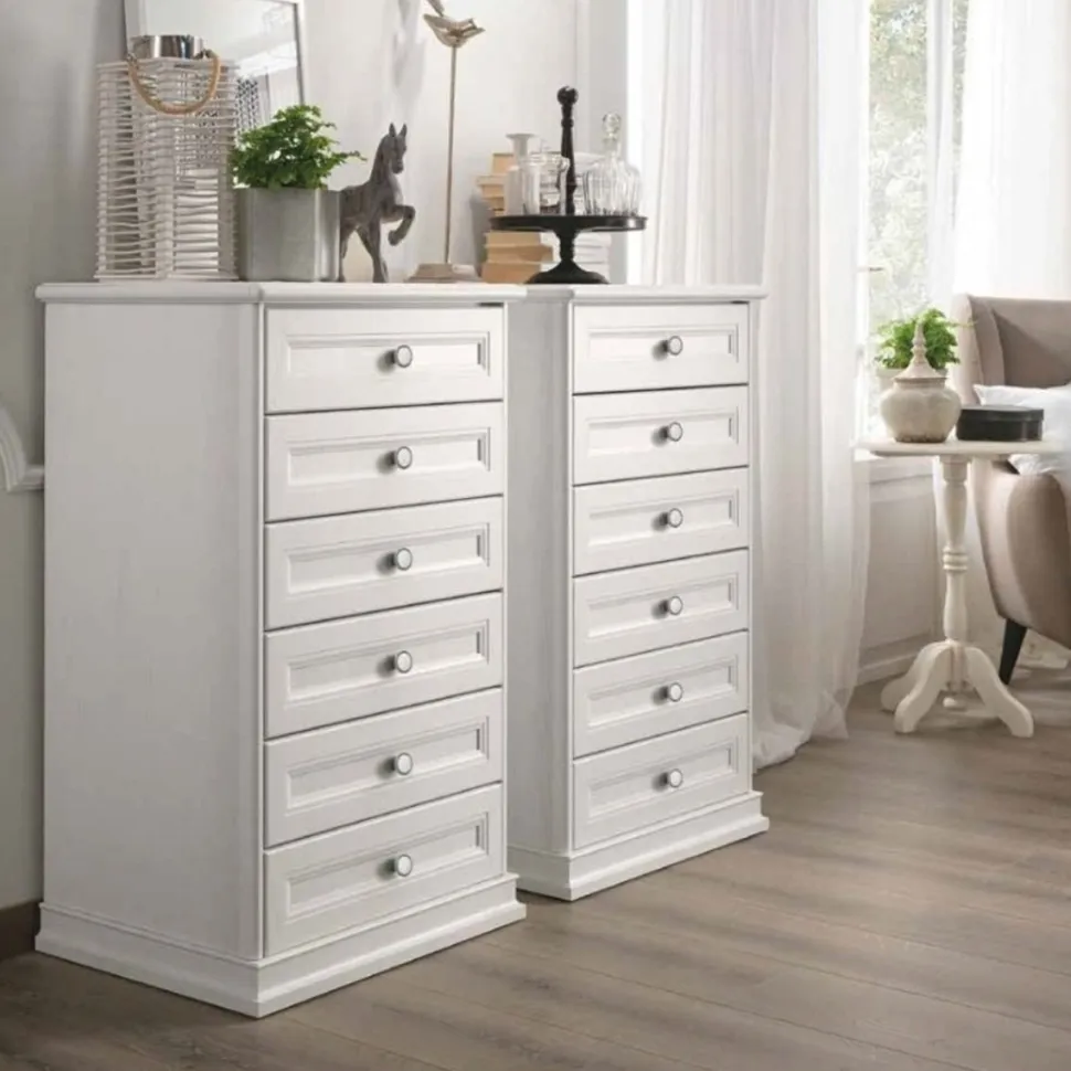 Settimino Clara sei cassetti linea Ginevra disponibile in vari colori