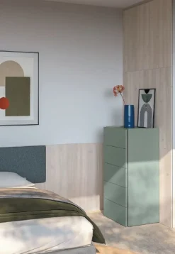 Settimino con 5 cassetti modello Alex Linea Lotto disponibile in 16 colori