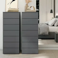 Settimino con presa maniglia laterale 7 cassetti Tundra linea Volo disponibile in vari colori
