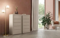 Settimino Oscar cinque cassetti linea Ginevra disponibile in vari colori