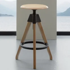 Sgabello girevole Giotto disponibile in 2 misure
