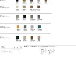 Sgabello regolabile in altezza con seduta imbottita Bilbao disponibile in vari colori