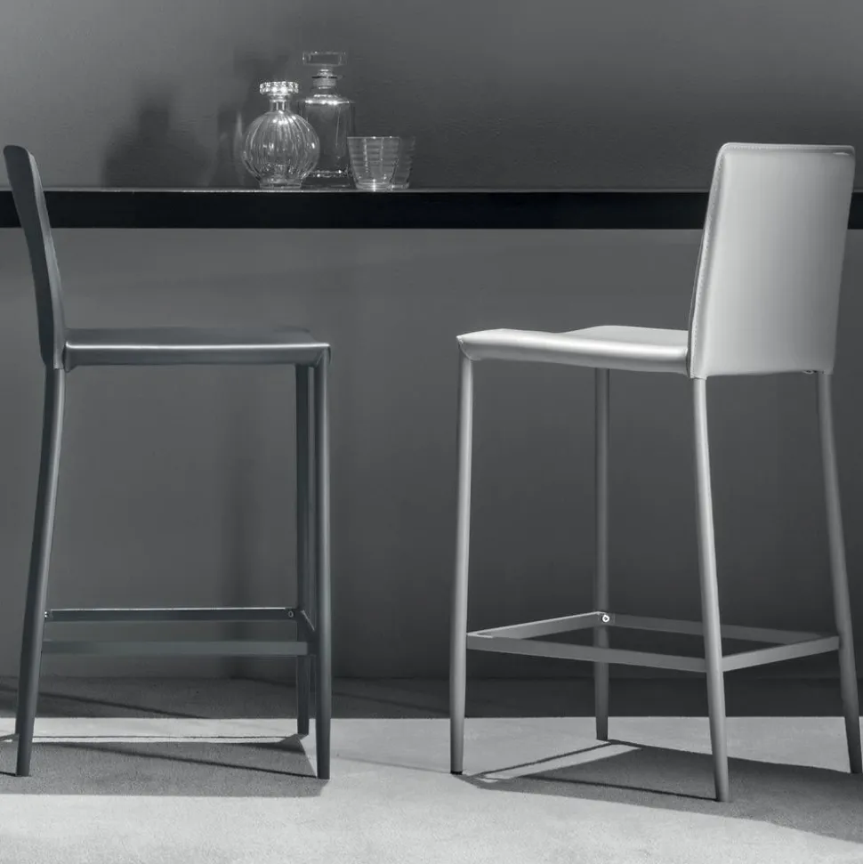 Sgabello Vanity in Similcuoio PVC