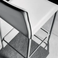Sgabello Vanity in Similcuoio PVC