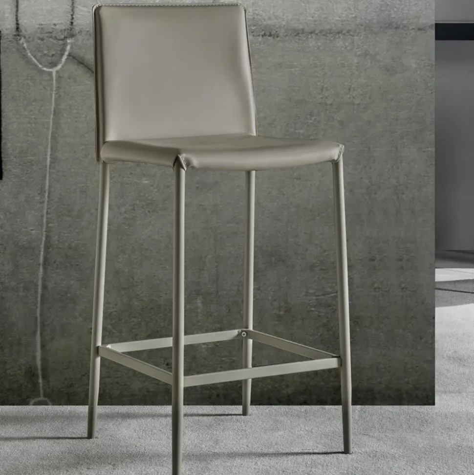 Sgabello Vanity in Similcuoio PVC