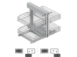 Sistema angolare estraibile per mobile da cucina Suprastar