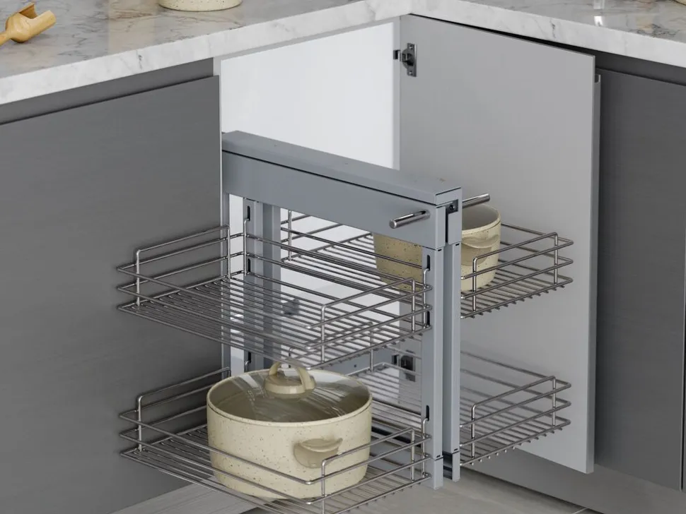 Sistema angolare estraibile per mobile da cucina Suprastar