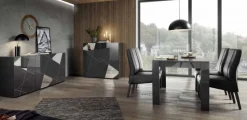 Soggiorno Cod linea Gamma in Grigio Lucido