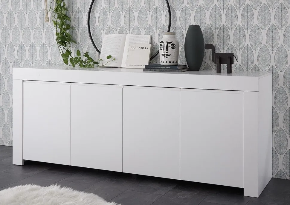 Soggiorno Coline linea Clear in Bianco Opaco