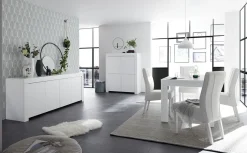 Soggiorno Coline linea Clear in Bianco Opaco