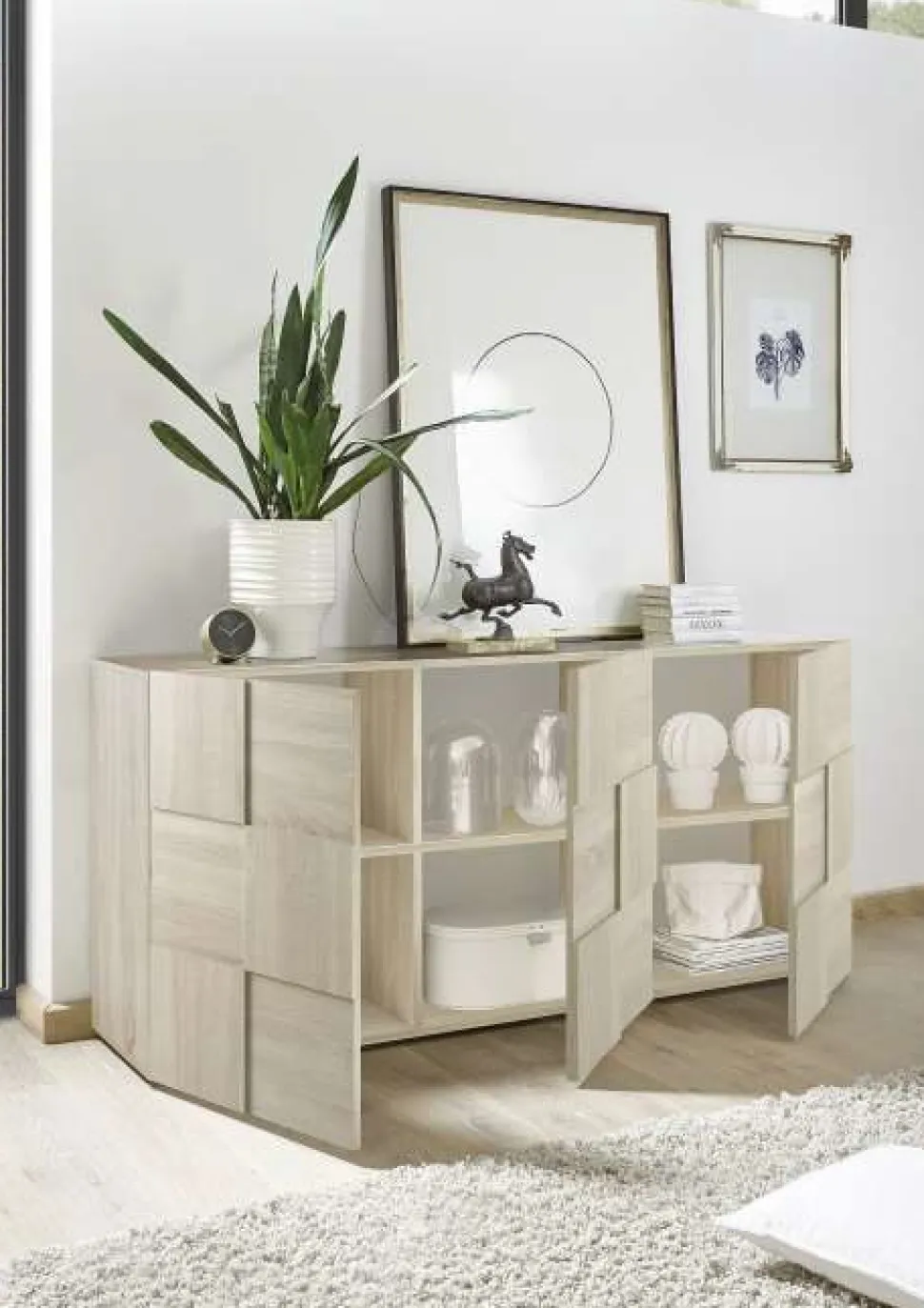 Soggiorno completo Kavin linea Dama in Rovere
