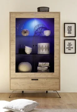 Soggiorno completo Sum linea Palma in finitura Sherwood Oak
