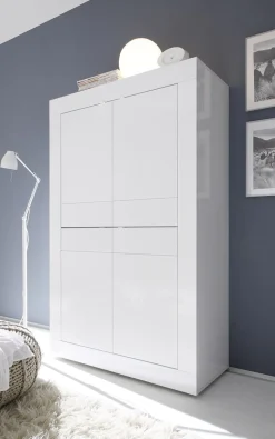 Soggiorno Gian linea Basic in Bianco lucido