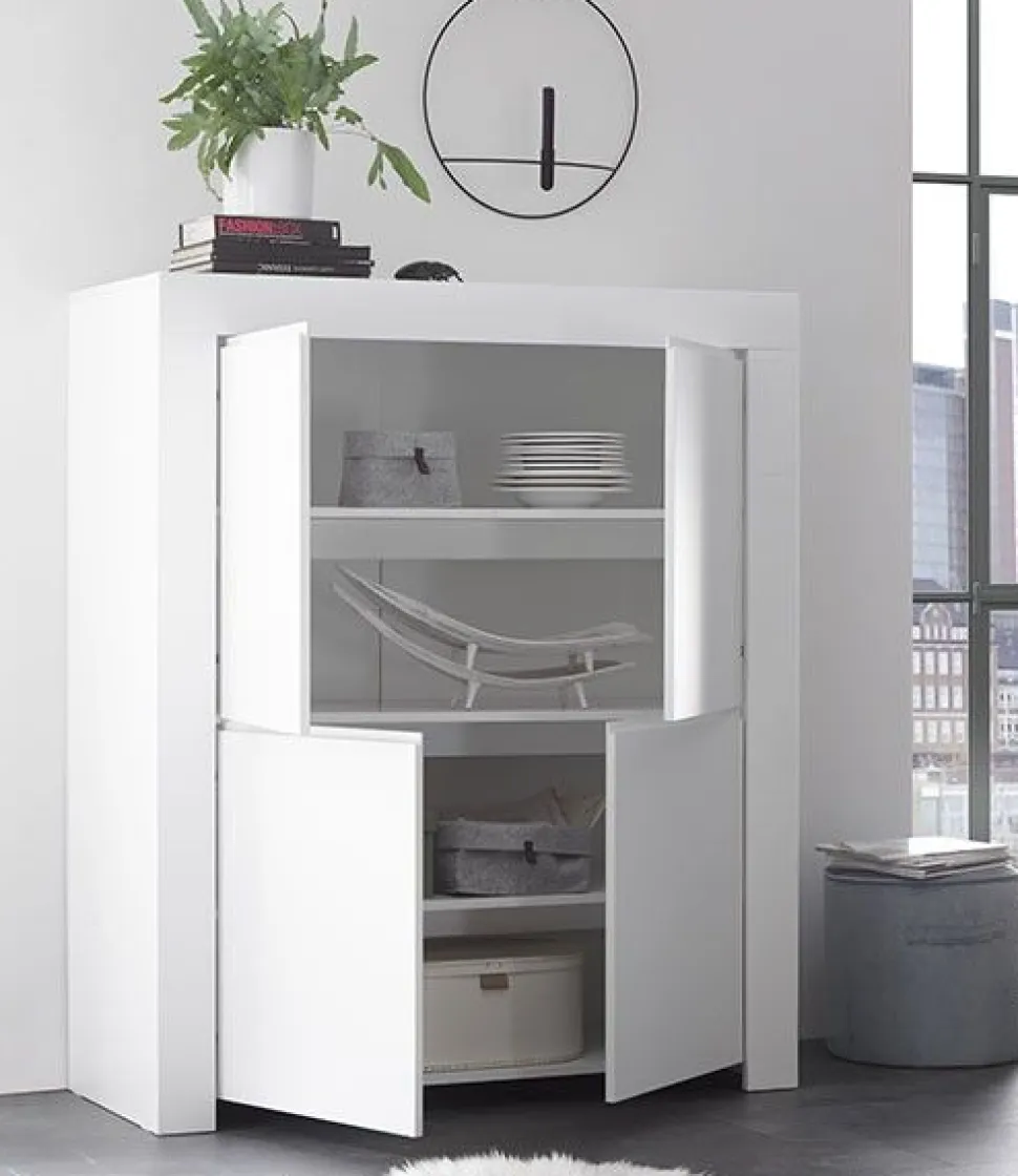 Soggiorno Mail linea Clear in Bianco Opaco