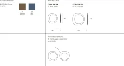 Specchiera Sagomata Nefti disponibile in 2 colori e 2 misure