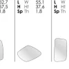 Specchiera Sasso 3 pezzi