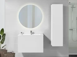Specchio da bagno Cassiopea con Illuminazione LED decorativa, diametro 60 cm