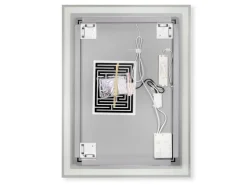 Specchio da bagno Heracles con illuminazione LED frontale e decorativa