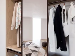 Specchio estraibile per interno armadio in Acciaio , Tecnoplastica e Vetro disponibile in 4 colori