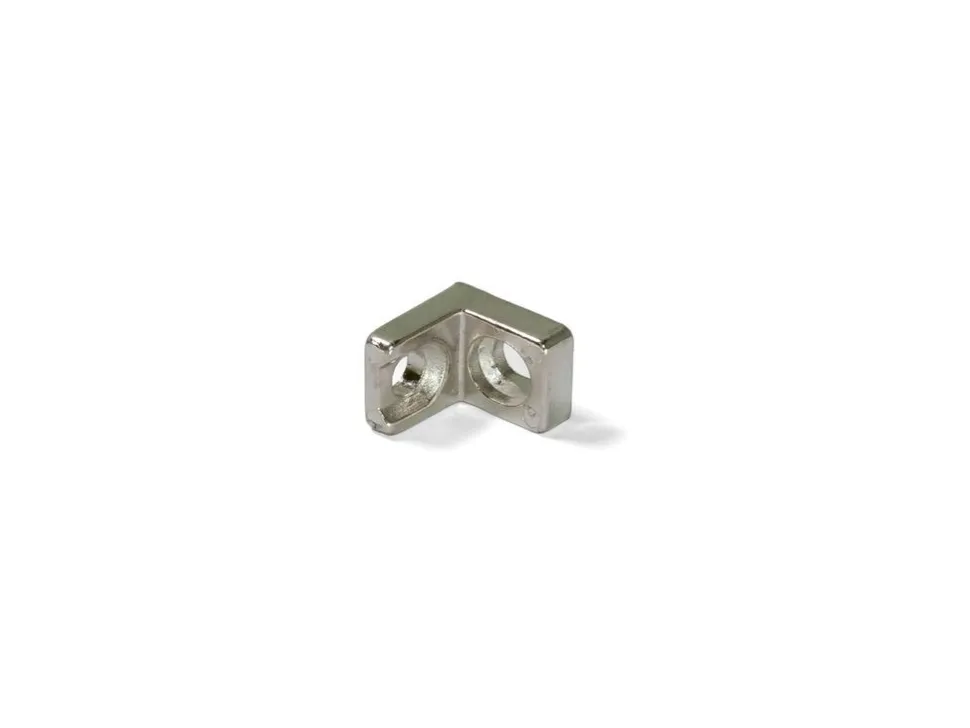Squadrette di unione per mobili 20,5x20,7 mm 2 fori