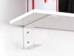 Supporti per mensole in legno Shelf con gancio integrato disponibile in 2 colori