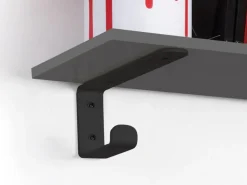 Supporti per mensole in legno Shelf con gancio integrato disponibile in 2 colori