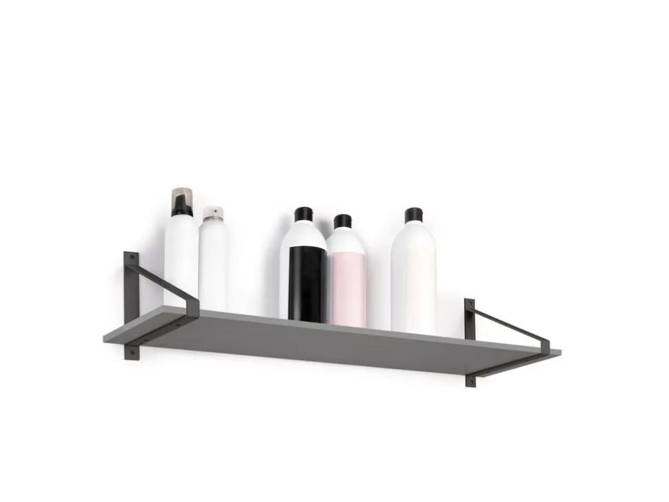 Supporti per mensole in legno Shelf con forma triangolare disponibile in 2 colori