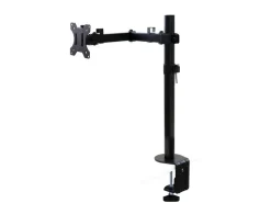 Supporto da tavolo per monitor inclinabile e girevole a 360° singolo o doppio