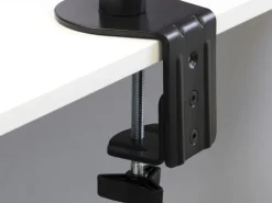 Supporto da tavolo per monitor inclinabile e girevole a 360° singolo o doppio