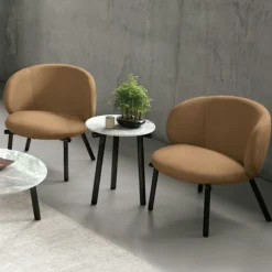 Tavolino angolare da salotto con piano in vetro o gres Kyoto Corner disponibile in vari colori