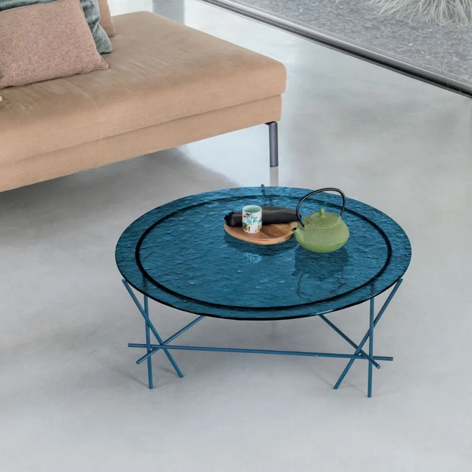 Tavolino da salotto con struttura in metallo Wire disponibile in vari colori
