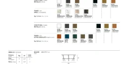 Tavolino da salotto con struttura in metallo Wire disponibile in vari colori