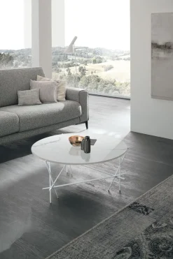 Tavolino da salotto con struttura in metallo Wire disponibile in vari colori