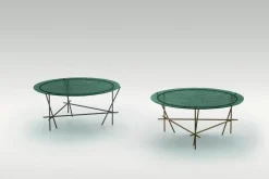 Tavolino da salotto con struttura in metallo Wire disponibile in vari colori