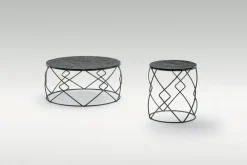Tavolino da salotto Drum Corner disponibile in vari colori