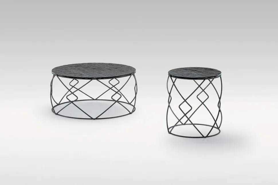 Tavolino da salotto Drum Corner disponibile in vari colori