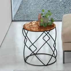 Tavolino da salotto Drum Corner disponibile in vari colori