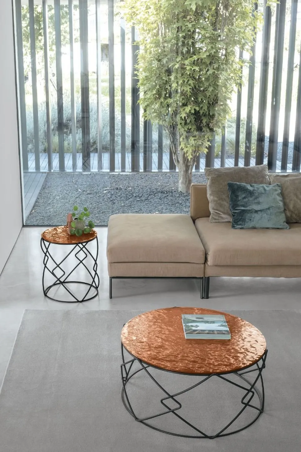 Tavolino da salotto Drum disponibile in vari colori