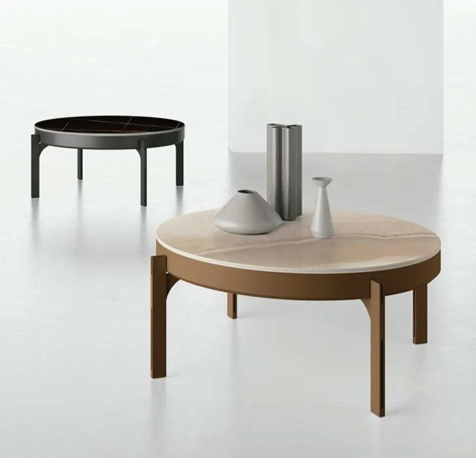 Tavolino da salotto trasformabile con vano interno Museo disponibile in vari colori