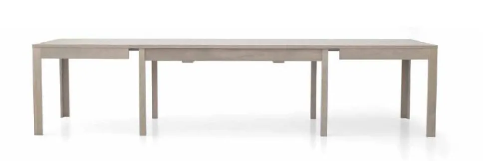 Tavolino in legno allungabile Oasi disponibile in 2 colori