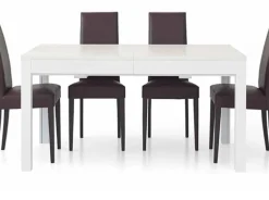Tavolino in legno allungabile Oasi disponibile in 2 colori